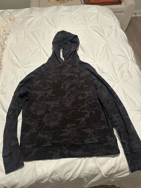 lululemon athletica Dark Charcoal Camo Pullover Hoodie